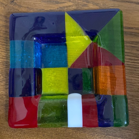 unbranded Other - Fused Glass Square Dish